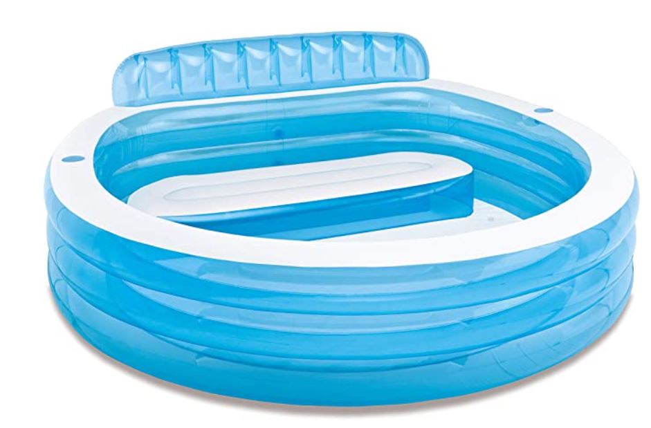 Piscina hinchable intex con sillón